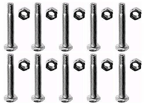 (10) SHEAR PINS and BOLTS fit John Deere 1332DDE 524D 724D 826D Push Snow Blower by The ROP Shop